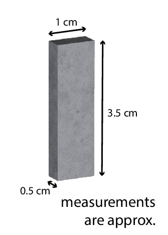 Black & White Reed | Bar Earrings